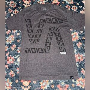 Vans Gray Graphic Men's T-Shirt Small